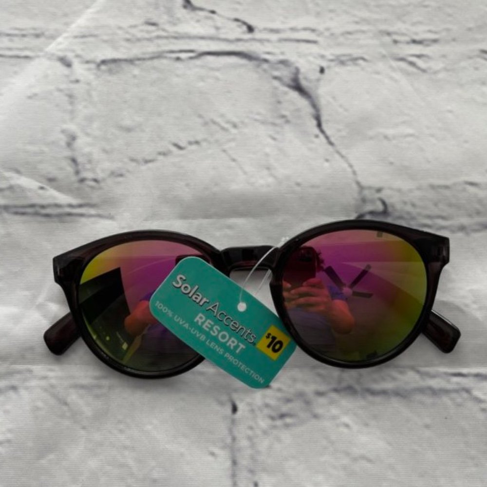 COPY - Solar Accents Mirrored Lens Sunglasses